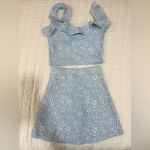 Geode Swimwear Seaside Top and Swim Skirt